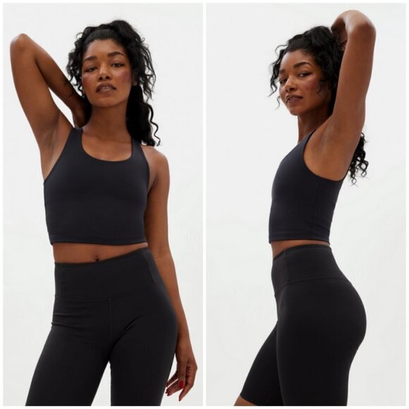 💕GIRLFRIEND COLLECTIVE💕 Bella Scoop Neck Tank Top ~ Bubblegum Pink Small S NWT - Picture 2 of 11